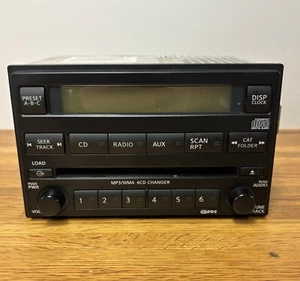 Radio estéreo para automóvil Nissan Titan OEM Panasonic/cambiador de 6 CD modelo #28185 9FD1A - Imagen 1 de 6