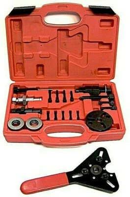 Juego de 20 piezas de aire acondicionado compresor embrague removedor aire acondicionado autotirrador AC automotriz Foto 1 de 2