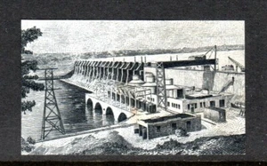 ABNC 'Power Dam' Vignette Proof India Intaglio 1900s - Picture 1 of 2