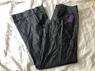 Pantalones de mezclilla Divine Rights of pierna ancha talla 29 azul Foto 1 de 4