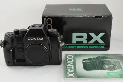 LCD Works [ MINT in Box] Contax RX 35mm SLR Film Camera Black Body From JAPAN - Image 1 of 4