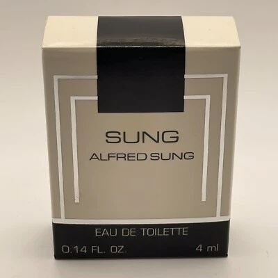 Sung By Alfred Sung MINI Eau de Toilette 4 ml Tamaño Coleccionable - NUEVO EN CAJA Foto 1 de 4