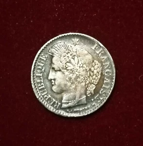 Qualité RARE **** 20 Cent de FRANC CERES 1851 A oreille basse **** - Imagen 1 de 2