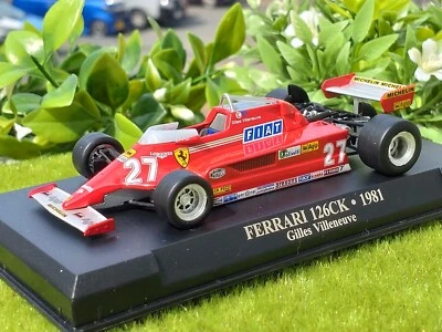 F1  1981 / Ferrari / 128CK / No27 G.Villeneuve / 1/43 Diecast Car / PRC - Image 1 of 4