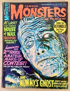 Famous Monsters of Filmland Warren Magazine #36 December 1965 House of Wax - Picture 1 of 4