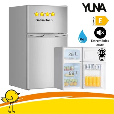 Kühl- und Gefrierkombination Kühlschrank mit Gefrierfach 84 Liter Freistehend - Bild 1 von 4