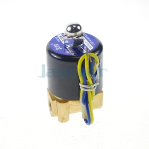 1/8" 1/4" BSPP NC Brass 12-220V Methane Propane 2 Ways Solenoid Valve Gas Fuel - Picture 1 of 4