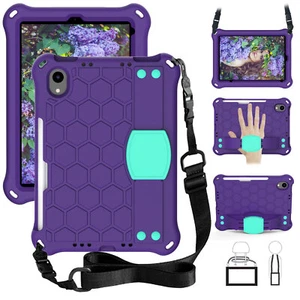 Stand Strap Cover Shockproof Rubber Case for iPad 10th 9 8 7 5 6 Mini 2022 Air 5 - Picture 1 of 76