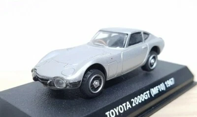 1/64 Konami 1969 TOYOTA 2000GT 2000 GT SILVER MF10 diecast car model - Image 1 of 3