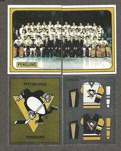 1988-89 Panini Pittsburgh Penguins Team Set of 18, Mario Lemieux (3), Coffey...