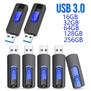Lot USB 3.0 Flash Drive High Speed Slide USB Stick 16GB 32GB 64GB 128GB 256GB - Picture 1 of 14
