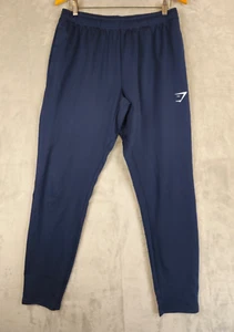 Gymshark Jogginghose Erwachsene Medium marineblau Kordelzug Taschen sportlich Herren Freizeit - Bild 1 von 4