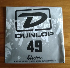 Jim Dunlop Nickel-Plated .049 Electric Guitar Single String - Picture 1 of 1