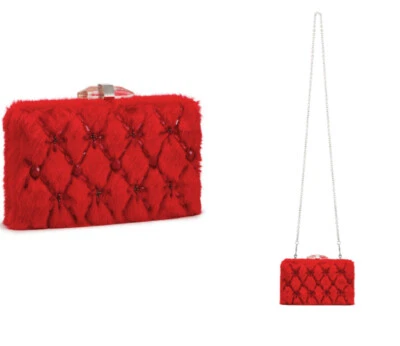 BOLSO CLUTCH CASSANDRA CL18FFB Tadashi Shoji $168 nuevo con etiquetas Foto 1 de 3