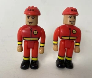 Rokenbok System (2) Firefighter Action Figures Firemen Minifigures - Picture 1 of 7