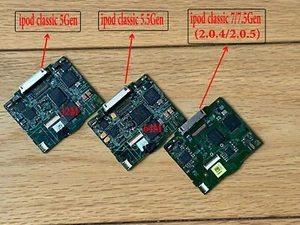 iPod Classic 7.5Gen 7Gen 5.5 Gen Main Logic Board Motherboard MK3008GAH MK1634GA - Picture 1 of 8