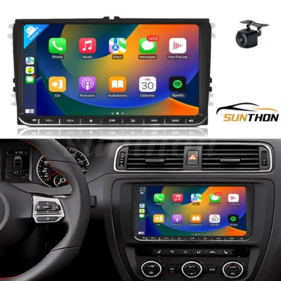 Android 13 For VW Volkswagen Jetta Passat Car Stereo Radio Carplay GPS Navi +Cam - Image 1 of 4