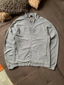 Felpe Oakley Y2K vintage con zip grigie sbiadite invecchiate - Foto 1 di 13