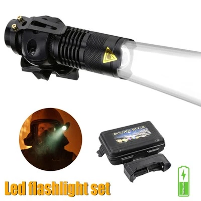 Tragbare Teleskop-LED-Taschenlampe für den Außenbereich+1"/1.2" Helm halterung - Bild 1 von 4