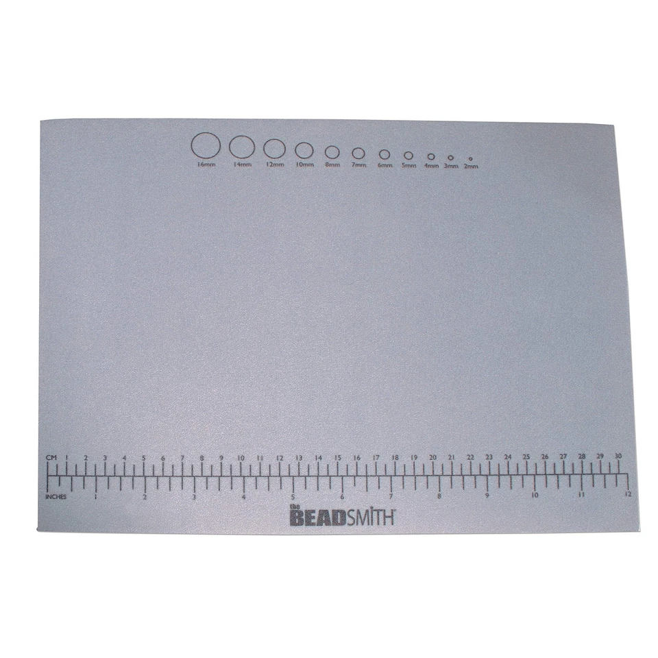 The Beadsmith Non-Slip Treasure Mat 12.5 .25 inches Non-Slip Rubber Base...