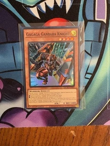 Yugioh Gagaga Ganbara Knight DUAD-EN002 1st Edition Super Rare - Picture 1 of 2