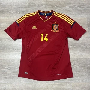 Camiseta de Fútbol España Hombre Grande Roja Adidas Euro 2008 Alonso 14 ClimaCool Fútbol - Imagen 1 de 5