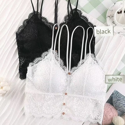 Unique Lace Button Design Women's Underwear Suitable for Various Seasons - Image 1 of 4