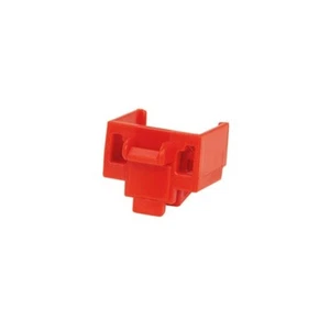 Panduit PSL-DCJB Jack Module Block-Out Device RJ45 Red Pack of 10 - Afbeelding 1 van 1