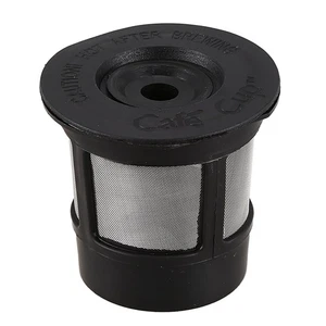 Taza individual reutilizable para cápsulas de café malla inoxidable patrón negro: 1 pieza E2X9 - Imagen 1 de 8
