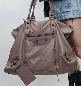 Balenciaga city motorcycle weekender maxi Pale Pink - Picture 1 of 12