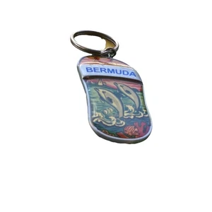 Vintage Keychain: Bermuda Beautiful Design Dd - Picture 1 of 1