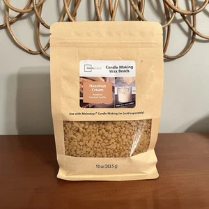 NEW Mainstays Candle Making Wax Beads Hazelnut Cream 10 Oz. Caramel Vanilla - Picture 1 of 6