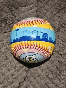 CONEY ISLAND SKYLINE BASEBALL EASTER EGG BALL BROOKLYN CYCLONES SGA NY METS MiLB - Foto 1 di 6