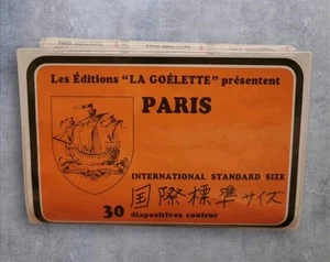 Vintage Paris 35mm Slides x30 – La Goélette Souvenir Set with Sleeve Japan Text - Picture 1 of 2