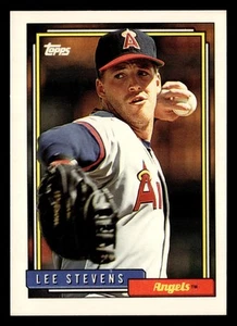 Lee Stevens 1992 Topps #702 California Angels BASEBALL *105 - Picture 1 of 2