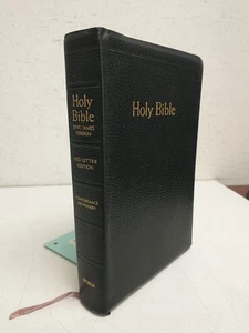 Vintage Holy Bible King James Version Red Letter World Publishing Cowhide - Bild 1 von 8