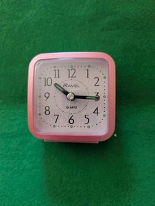 Acctim Quartz Alarm Clock No Tick Snooze, Silent, Small Bedside Clock, - Picture 1 of 3