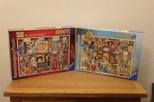 Ravensburger The Artist's Cabinet / Bizarre Bookshop No. 2 ~ 1000 Pc - Picture 1 of 4