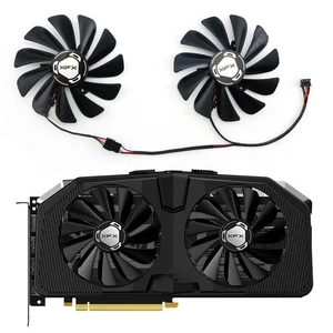 Ventilateur carte graphique FDC10U12S9-C pour XFX RX56700XT 5700 RX5600XT version loup noir - Photo 1/5