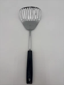 Vintage Ekco Kitchamajig Schlitzlöffel Sorten Peitschen Utensil schwarzer Griff - Bild 1 von 6