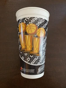 San Antonio SPURS Plastic 16oz Drink Cup SBC Center NBA “3 trophy” 2005 - Picture 1 of 5