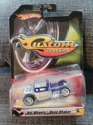 2006 Hot Wheels Custom Classics Bone Shaker Purple & White 1:50 Trophy Series 2 - Image 1 of 4