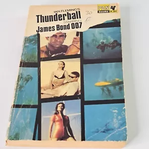Thunderball Ian Fleming James Bond 007 PB Pan 1965 Film Tie In Spy Thriller - Picture 1 of 22