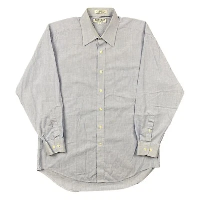 Camisa informal Monsieur by Givenchy para hombre talla 16 32/33 vintage a cuadros de guinga LS Foto 1 de 4