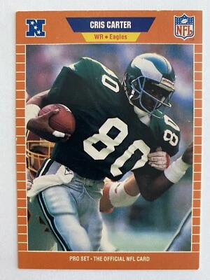 Juego profesional 1989 #314 Chris Carter patio radiocontrol novato Philadelphia Eagles Foto 1 de 2