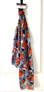July 4th Scarf Popsicle Watermelon Ice cream 63" x 13.8" Red, White, Blue New - Picture 1 of 1