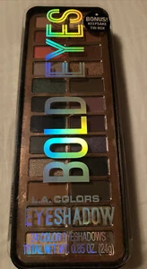 (1) LA Colors Bold Eyes Eyeshadow 24 Colors W/Keepsake Tin Box - Picture 1 of 3