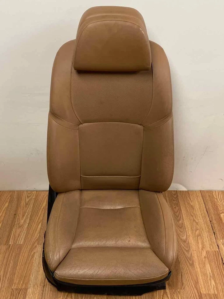 Fits 11 12 BMW 740I Front Passenger Electric Seat Brown Leather w/o Comfort  OEM - Image 1 of 4