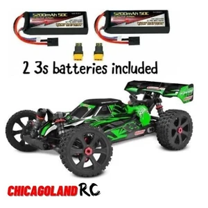 Corally - Asuga XLR 6S RTR Racing Buggy - Grün, Großformat mit 2 5200MAH 3S LIPO - Bild 1 von 2