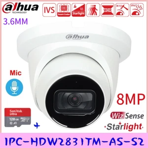 Dahua IPC-HDW2831TM-AS-S2 4K 8MP Starlight Lite IR Fixed-focal Eyeball IP Camera - Picture 1 of 20